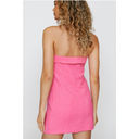 Nasty Gal  Pink Strapless Straight Mini / M Photo 1