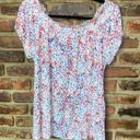 Eliane Rose  Floral Smocked Off-The-Shoulder Blouse Women's Size Small Photo 0