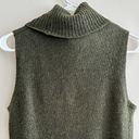 J.Crew  Forest Green Turtleneck Sweater Knit Tank Top, Size Small Photo 12