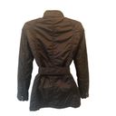 Banana Republic Black Trench Coat Belted Black With Pockets Size XS Photo 5