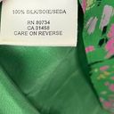 BCBGMAXAZRIA  Lime Green & Pink Y2K Silk Ruffle Cami Tank Top S Photo 5