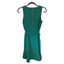 White House | Black Market  Green Fit & Flare Dress 4 Photo 2