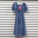 Betsey Johnson  Womens Dress Size Small Blue Off Shoulder Photo 2