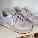 New Balance 574 Metallic Purple And Sparkles Photo 7