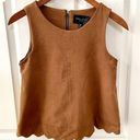 Romeo + Juliet Couture Romeo and Juliet brown suede like tank Photo 1