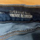 REWASH  super high rise vintage reunion button fly jean shorts size 9 . Photo 2