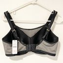 Natori  Size 36D Underwire Sports Bra High Impact Lightly Padded Gray NEW Photo 3