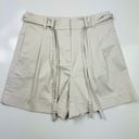 White House | Black Market  High Rise Pleated 5" Classic Shorts‎ Size 4 Photo 4