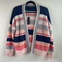 360 Cashmere  striped multi color sweater cardigan size small Photo 3