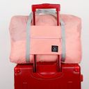 Simple Style Travel Tote Bag Pink Photo 3