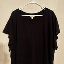 Terra & Sky  dress black knit, size 4XL Photo 1