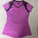 Tek Gear  DryTek Sports Athletic Workout  V-Neck Short Sleeve With Pocket  Sz XS Photo 1