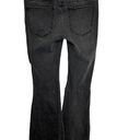 Free People Womens Gray Black Flared Jeans 26 Dark Wash Pull On Stretch Elastic in Photo 1