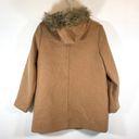 J.Crew  New Chateau Parka Wool Blend Coat Hooded Faux Fur Jacket Size 10 Photo 2