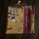 Salvatore Ferragamo   red & gold ocelot scarf Photo 7