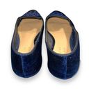 LC Lauren Conrad  Womens Calla Dress Shoe Flats Slip On Navy Blue Velvet Size 7 Photo 6