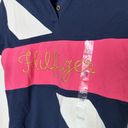 Tommy Hilfiger  Blue Pink Short Sleeve Polo Shirt Size XS New without tags Photo 3