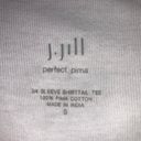 J.Jill  3/4 sleeve shirt tail tee pima cotton size Small Photo 8