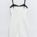 ZARA Dress lace mini fitted white wedding party coctail Photo 3