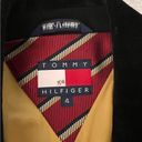 Tommy Hilfiger  Equestrian Blazer Jacket Size 4 Black
Gold Buttons Velvet Trim‎ Photo 6