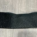 Black High Waist Double Buckle Braid Belt Y2k 2000's Photo 3