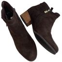 Blondo  “Isaac” Waterproof, dark brown suede ankle booties. Size 10. EUC Photo 2