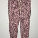 n: philanthropy pink leopard print jogger set size medium Photo 4