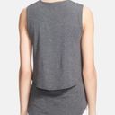 Theory  Black Lumpkin Tiered Scoop Neck Tank Top Size S Photo 9