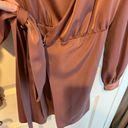 NBD Revolve  Janet Long Sleeve Mini Dress in Mauve | XS Photo 4