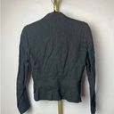 All Saints Grey PinStripe Double Breasted Military Style Jacket Sz. M Photo 3