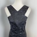 Hunter Bell  Gray Chastain Crossover Midi Pencil Dress Size 4 Photo 3