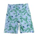 Tuckernuck  Light Blue English Ivy 7” Ava Bike Shorts US S Photo 2