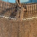 American Eagle  Brown Faire Isle Sweater Joggers, Size Small Photo 2