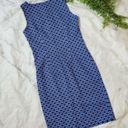 Mario Serrani  blue geometric sheath dress 2 Photo 2