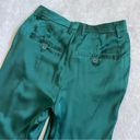 ANINE BING Classic Pant In Emerald Silk Photo 10