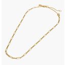 Madewell NWT  Paperclip Chain Necklace In Vintage Gold Photo 1