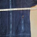 Anne Klein  Blue Suede Leather Jacket - Size Small Photo 6