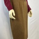 Ralph Lauren Vintage Lauren  100% Lambswool Brown tweed pencil skirt size 8 Photo 3