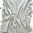 Nine West Light Gray Open Front Long Cardigan Photo 3