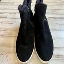 Caslon  Black Suede Averie Booties Water Resistant Leather Size 11 Photo 2