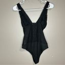 ZARA  black sheer lace body suit women's size small Photo 4