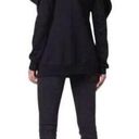 All Saints Dahlia black asymmetrical convertible sweatshirt jacket XS Photo 1