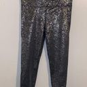 Sweaty Betty  Goddess 7/8 Workout Leggings GREY TERRAZZO FOIL PRINT Size XL 🆕 Photo 3