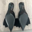 ZARA Black  Heeled Mules with Bow Photo 4