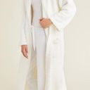 Barefoot Dreams  Cozy Chic Unisex Adult Sz 2 Cream Off White Belted Robe Pockets Photo 3