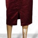 Jason Wu  Satin Halter Slip Dress Midi Sheath in Deep Dark Red Size M Photo 5