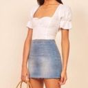 Reformation Jeans Evie Denim Mini Skirt Photo 0