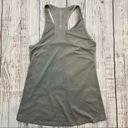 Second Skin  Gray Racerback Tank Top. Size XS Photo 2