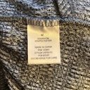 Olive & Oak  Sweater Gray Black Marled Surplice Front V-Neck Wrap Front Photo 7