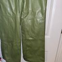 SheIn Olive Faux Leather Cargo Pants Photo 2